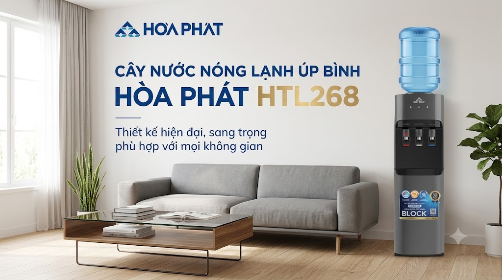 Cây nước nóng lạnh Hòa Phát HTL268
